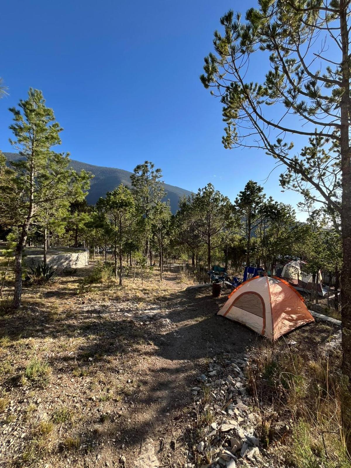 Camping En La Sierra De Arteaga Los Lirios Buitenkant foto