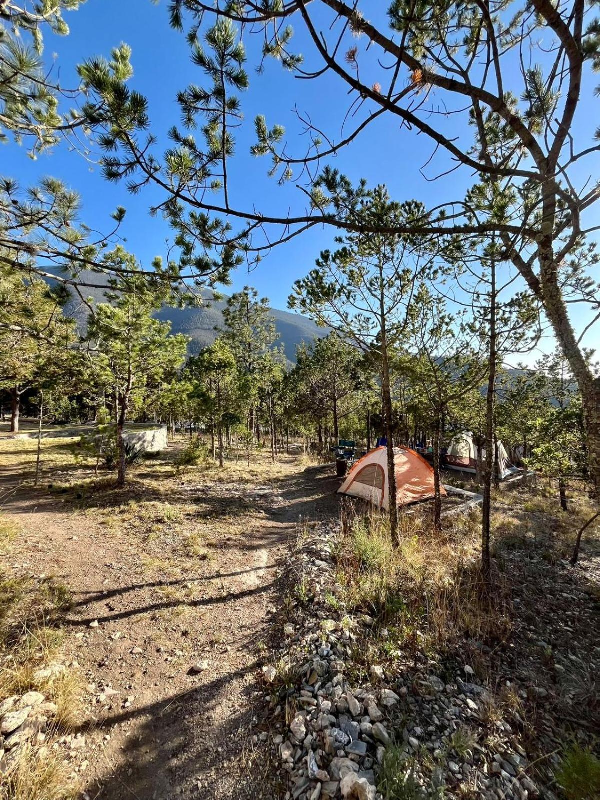 Camping En La Sierra De Arteaga Los Lirios Buitenkant foto